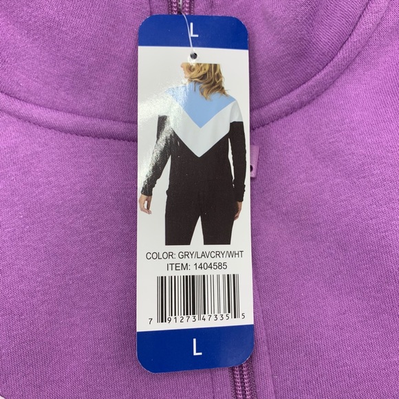 FILA Size L Women Quarter Zip Pullover Sweatshirt - Picture 6 of 13